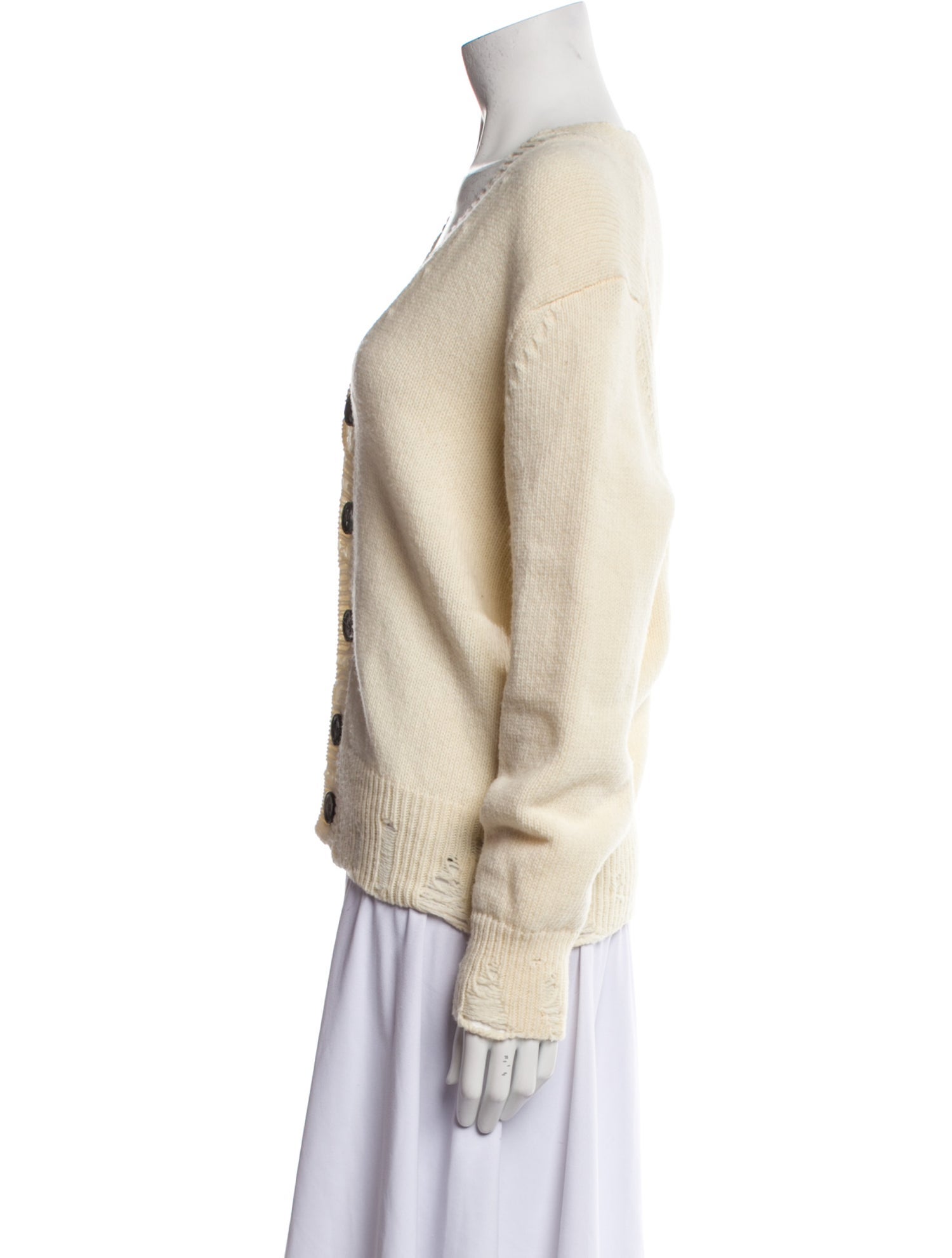 AMI Virgin Wool V-Neck Sweater