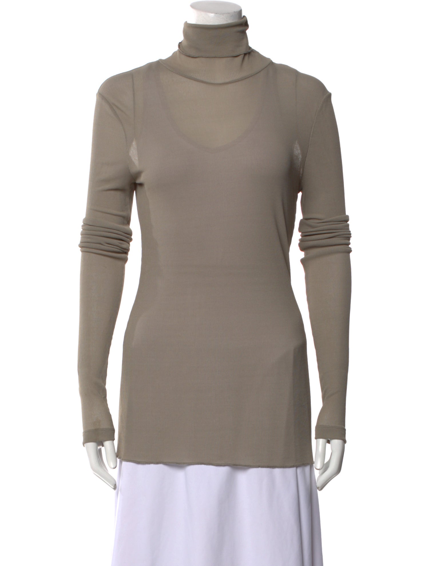 AMI Turtleneck Long Sleeve Top