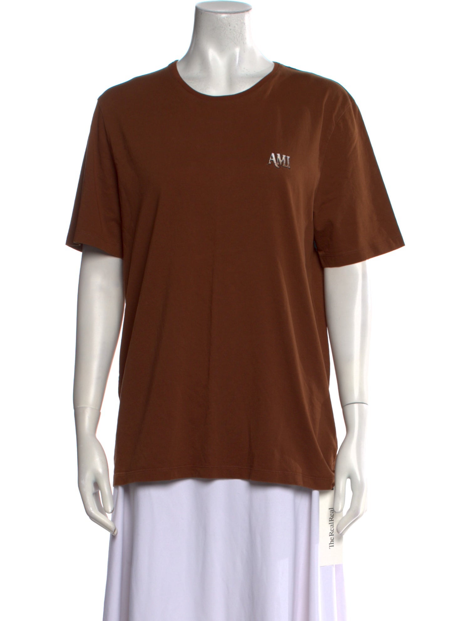 AMI Graphic Print Crew Neck T-Shirt