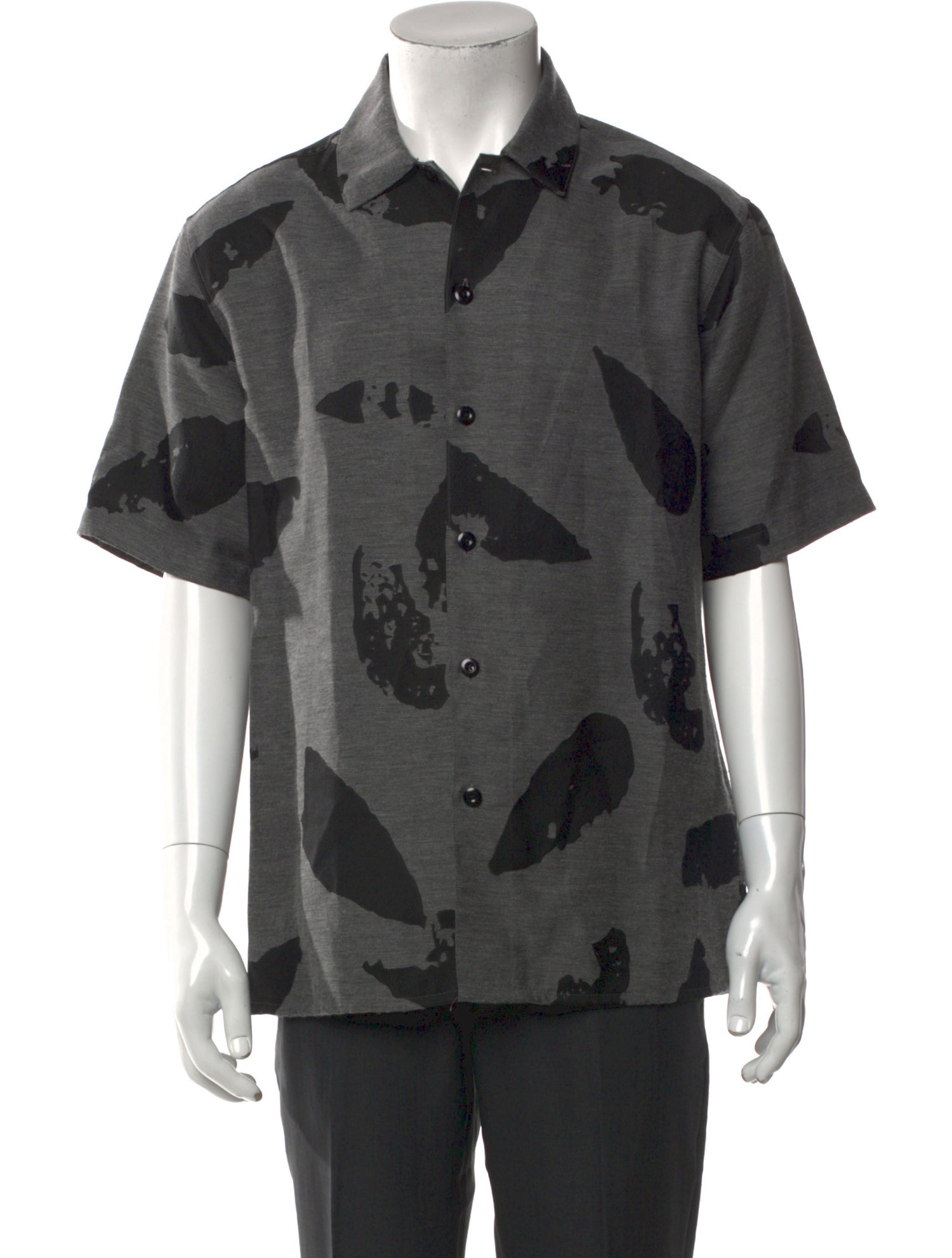 AMI Printed Short Sleeve Shirt
