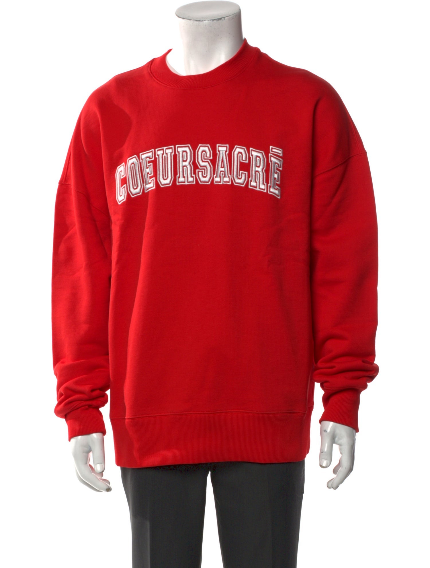 AMI Graphic Print Crew Neck Sweatshirt w/ Tags