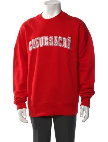 AMI Sweatshirts & Hoodies Graphic Print Crew Neck Sweatshirt M