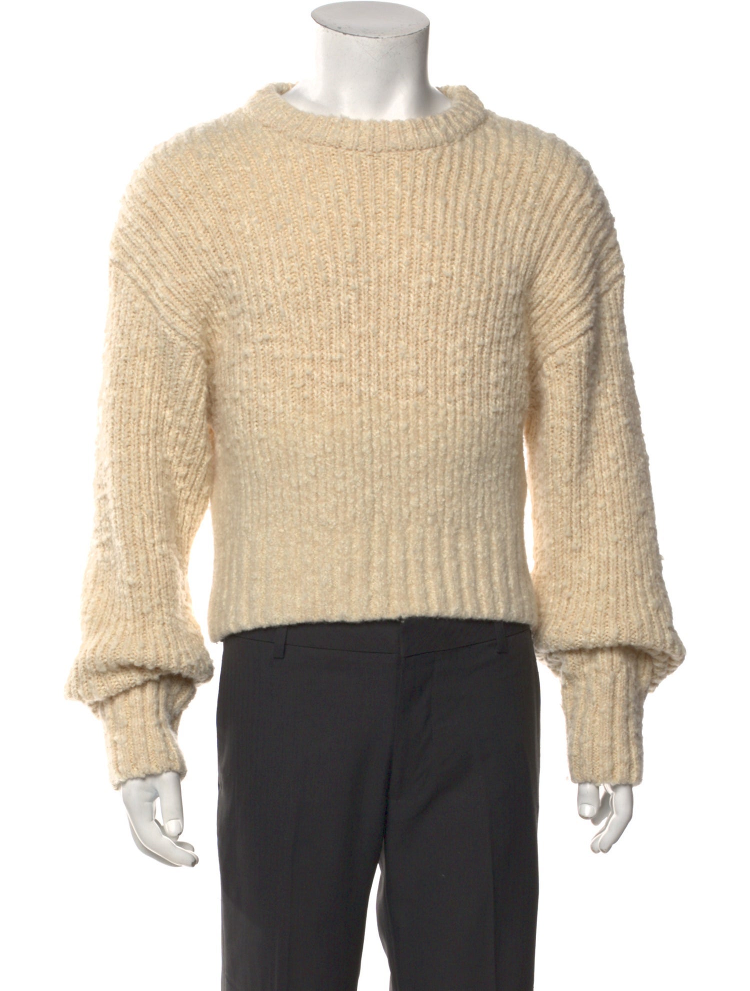 AMI Merino Wool Crew Neck Pullover