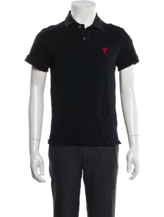 AMI Crew Neck Short Sleeve Polo Shirt