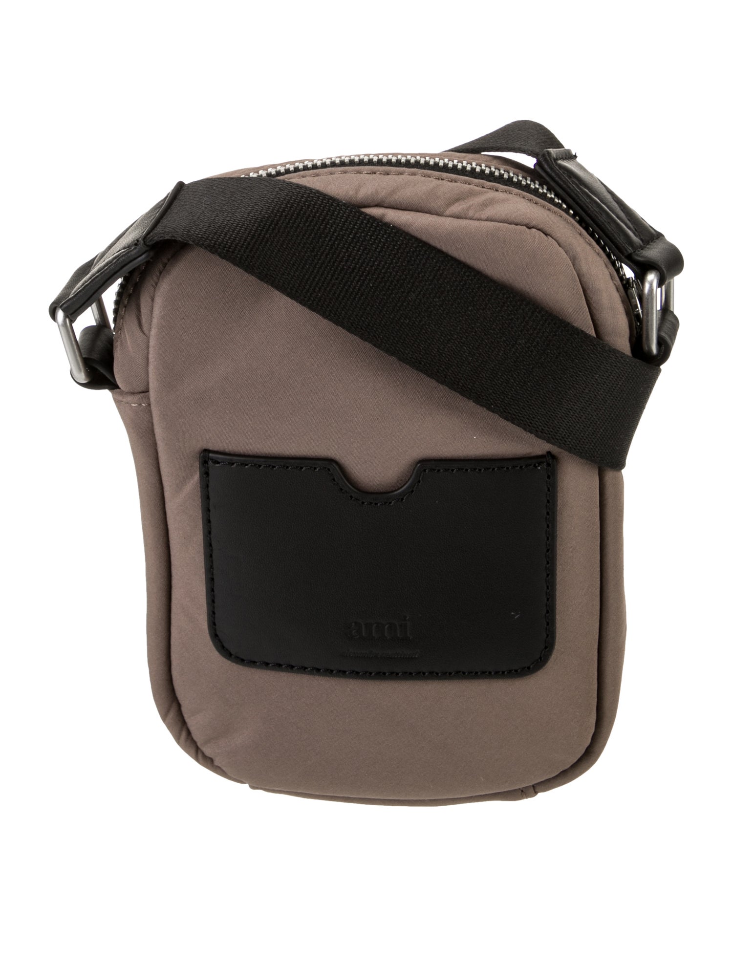 AMI Alexandre Mattiussi Nylon Messenger Bag