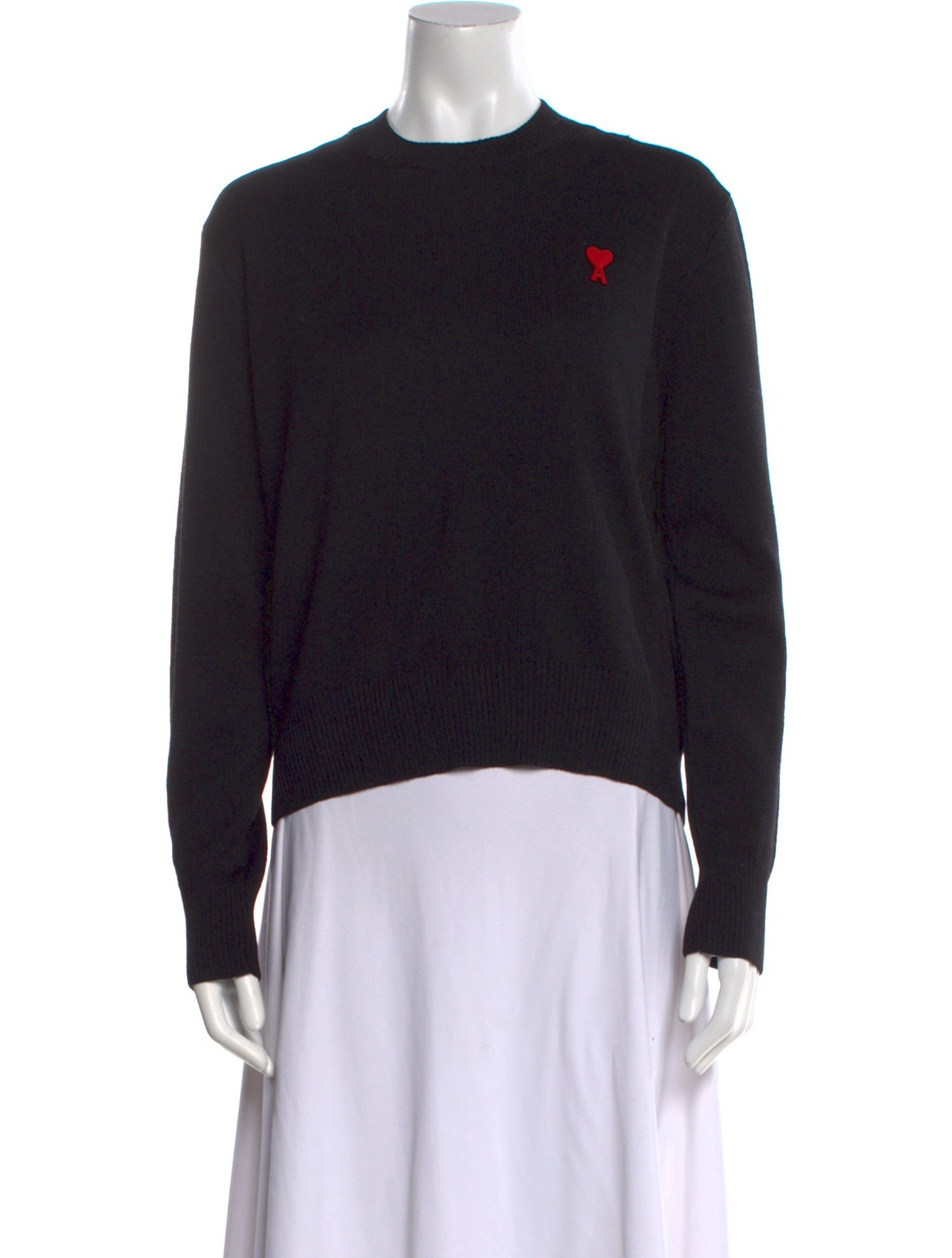 AMI Merino Wool Crew Neck Sweater
