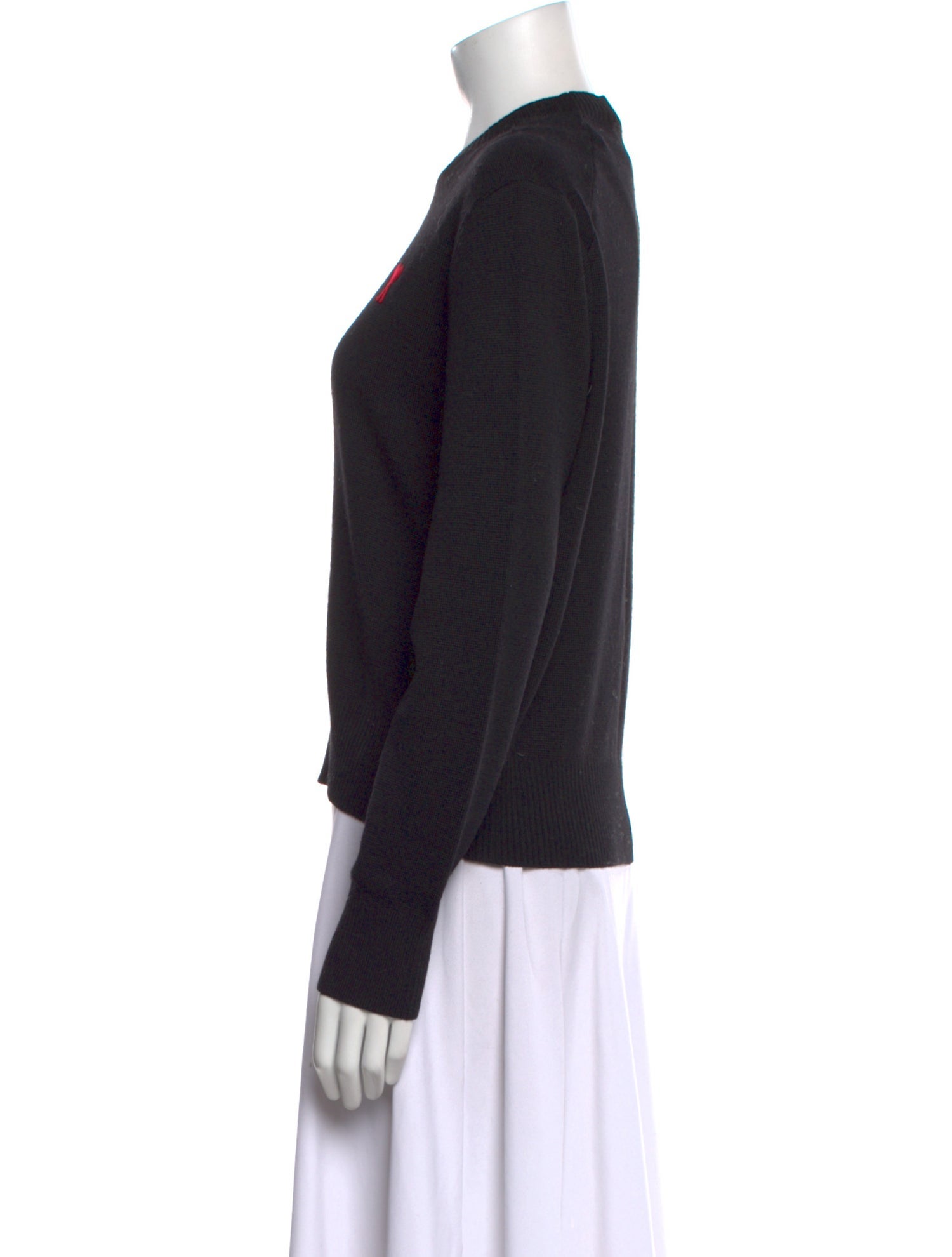 AMI Merino Wool Crew Neck Sweater