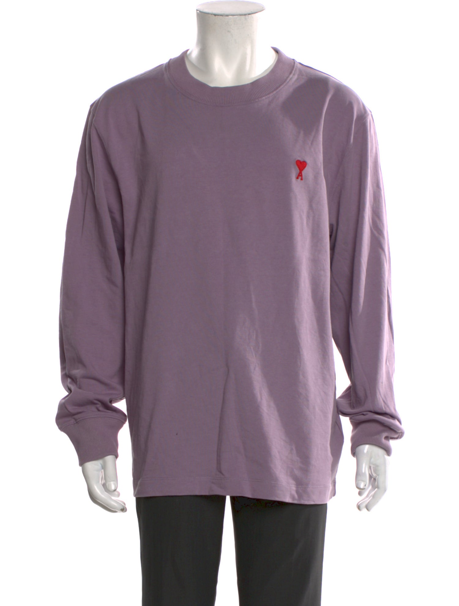 AMI Crew Neck Long Sleeve Sweatshirt