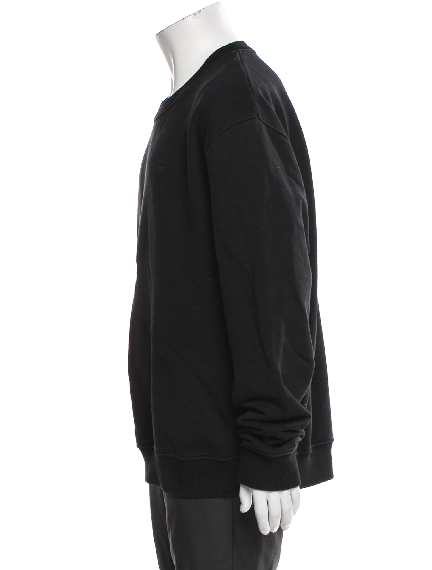 AMI Scoop Neck Long Sleeve Sweatshirt