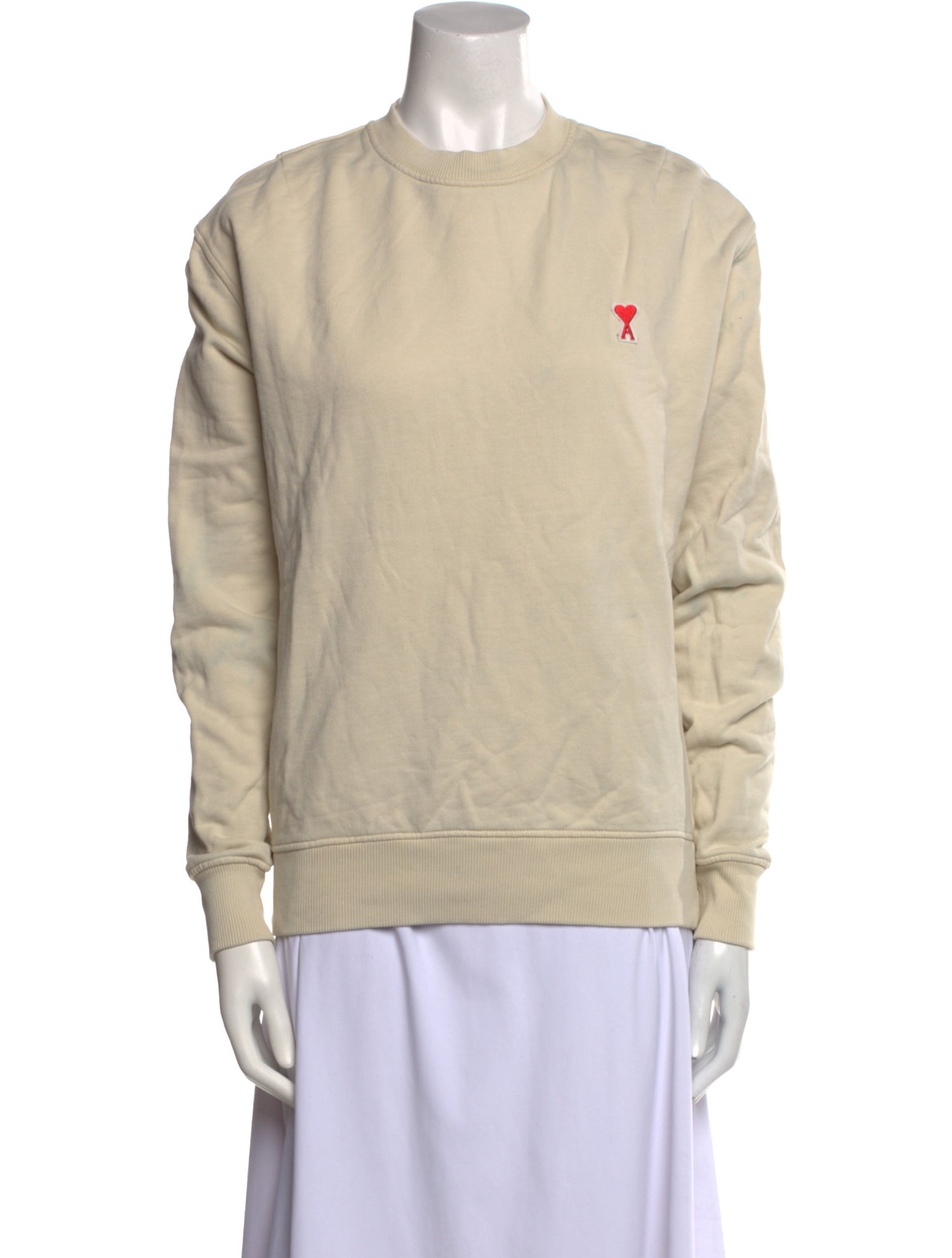 AMI Crew Neck Long Sleeve Sweatshirt