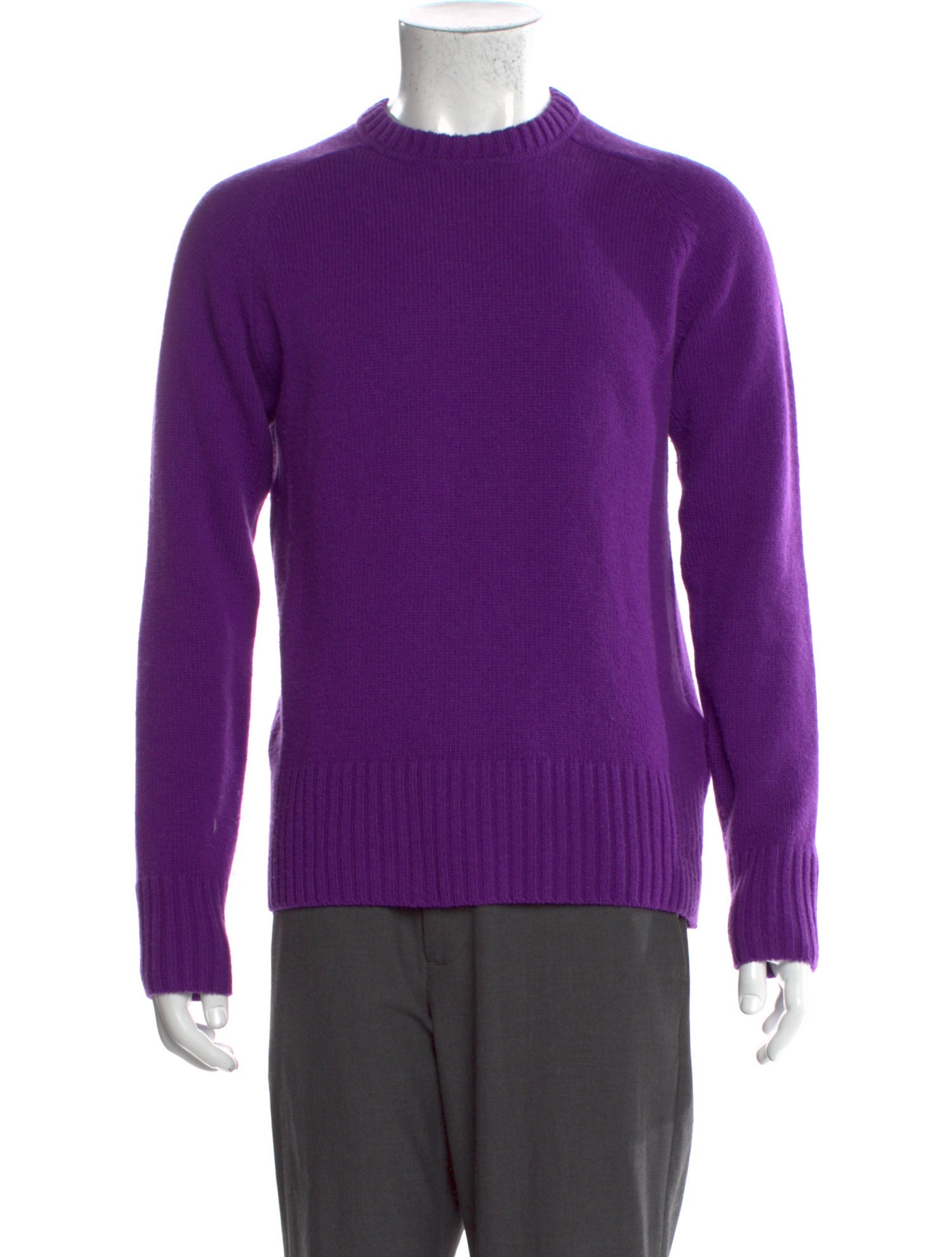 AMI Virgin Wool Crew Neck Pullover