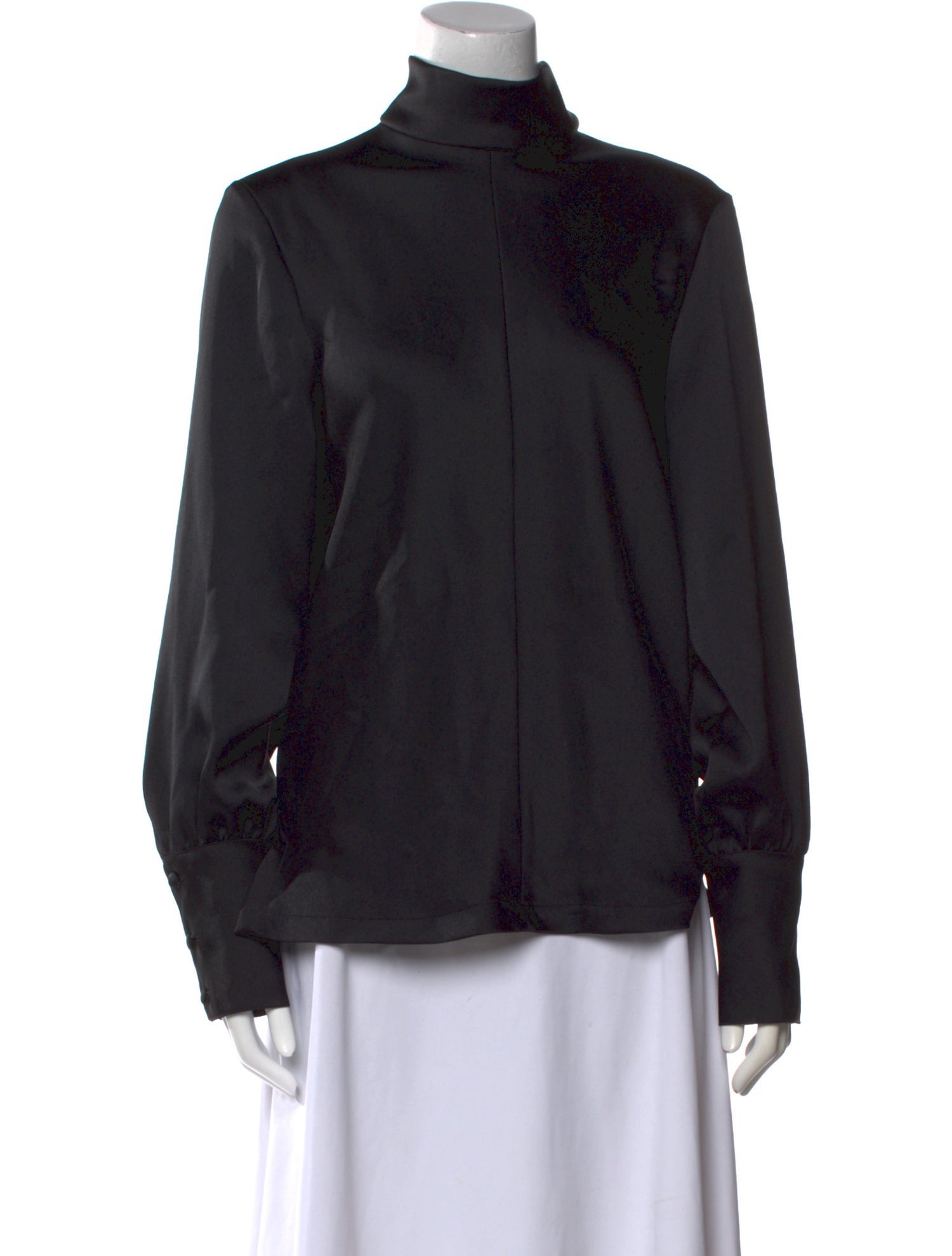AMI Turtleneck Long Sleeve Blouse