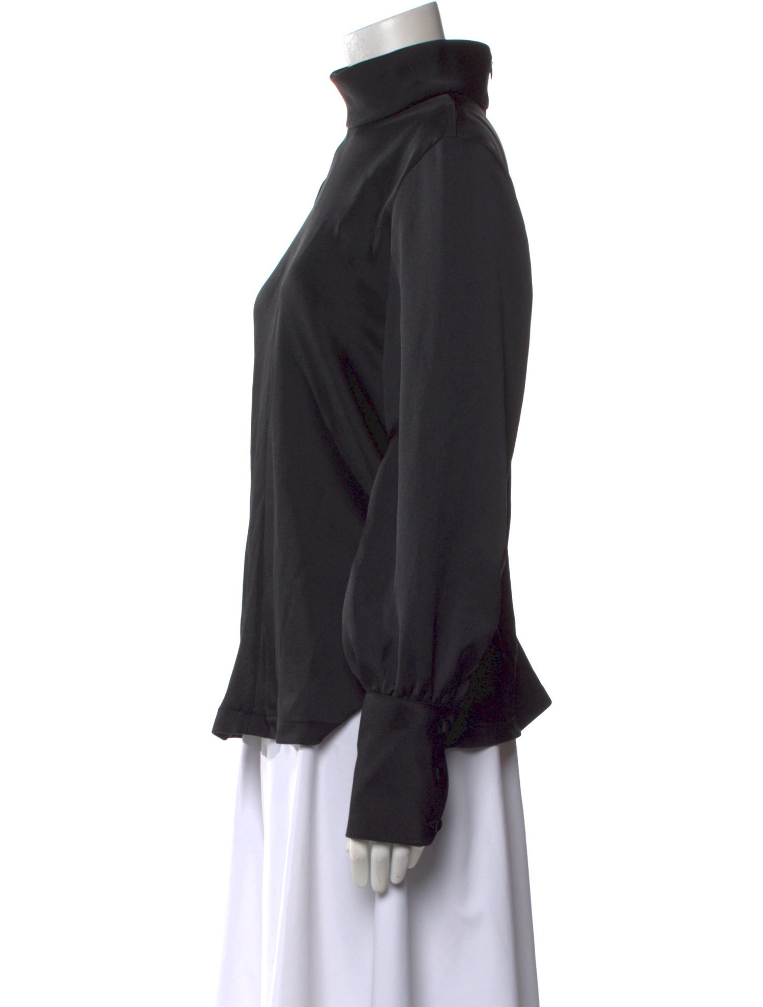 AMI Turtleneck Long Sleeve Blouse
