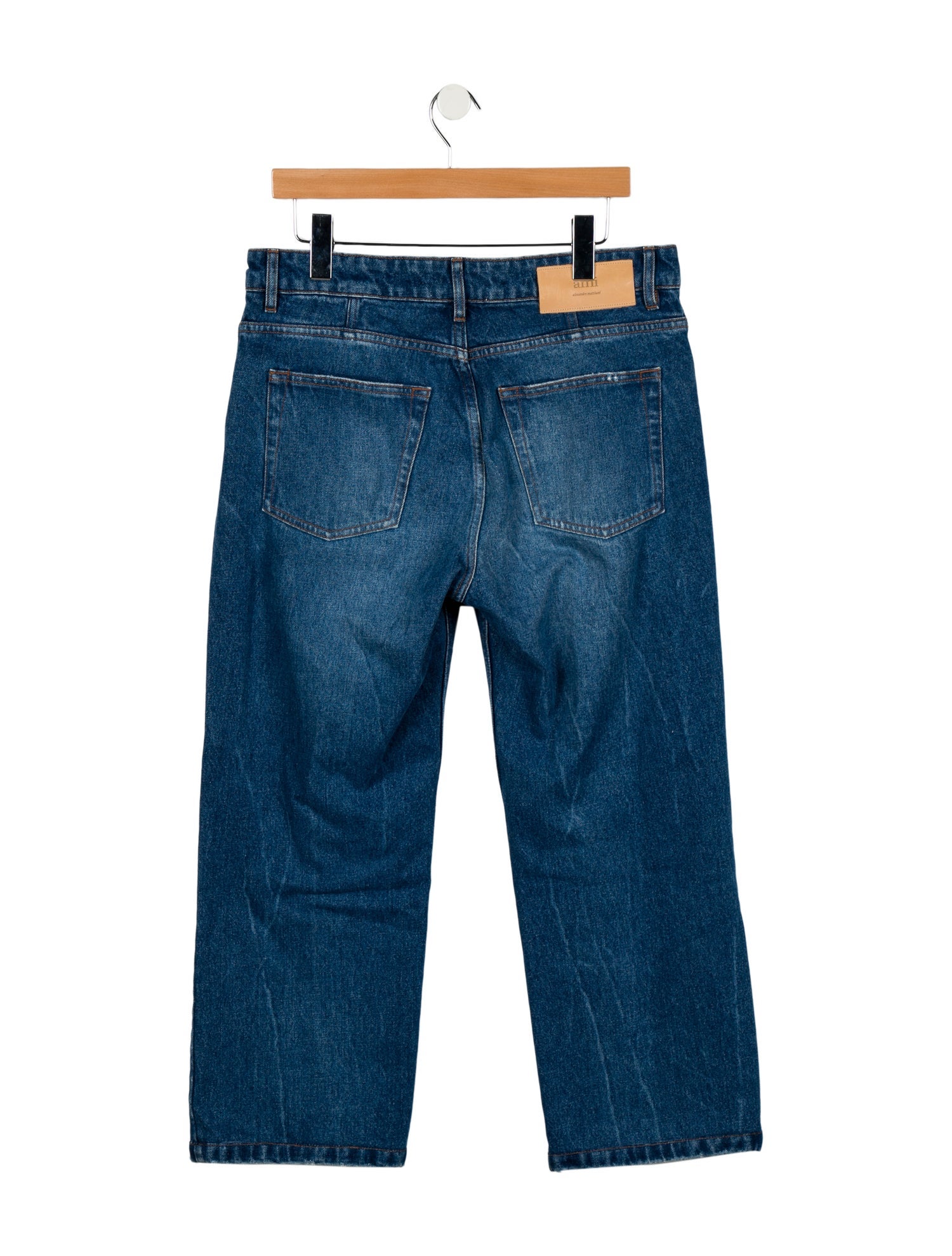 AMI High-Rise Wide Leg Jeans