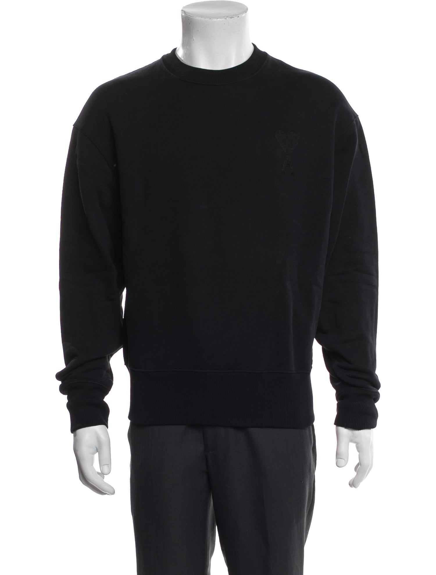 AMI Crew Neck Long Sleeve Sweatshirt
