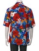 AMI Floral Print Short Sleeve Shirt