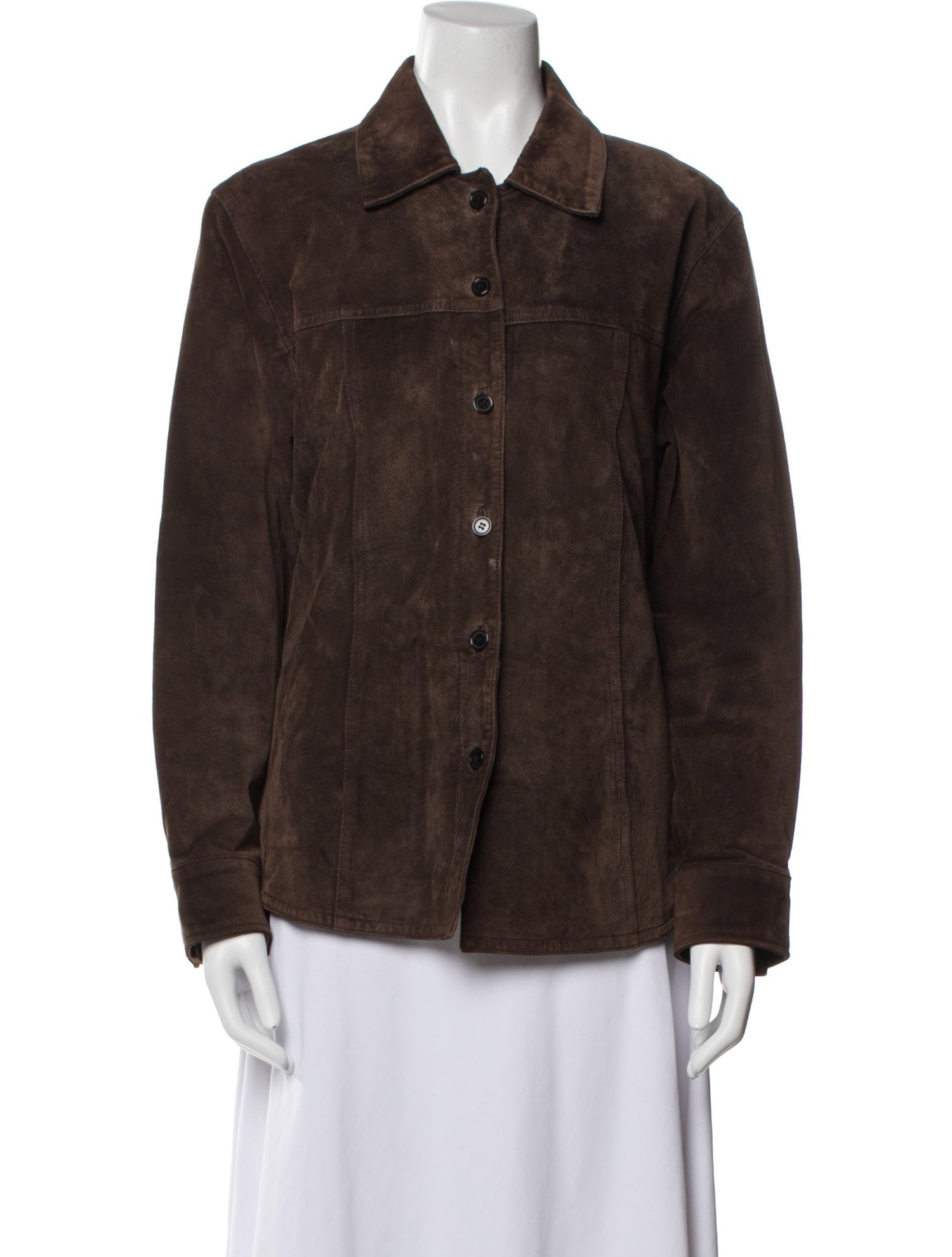 AMI Leather Denim Jacket