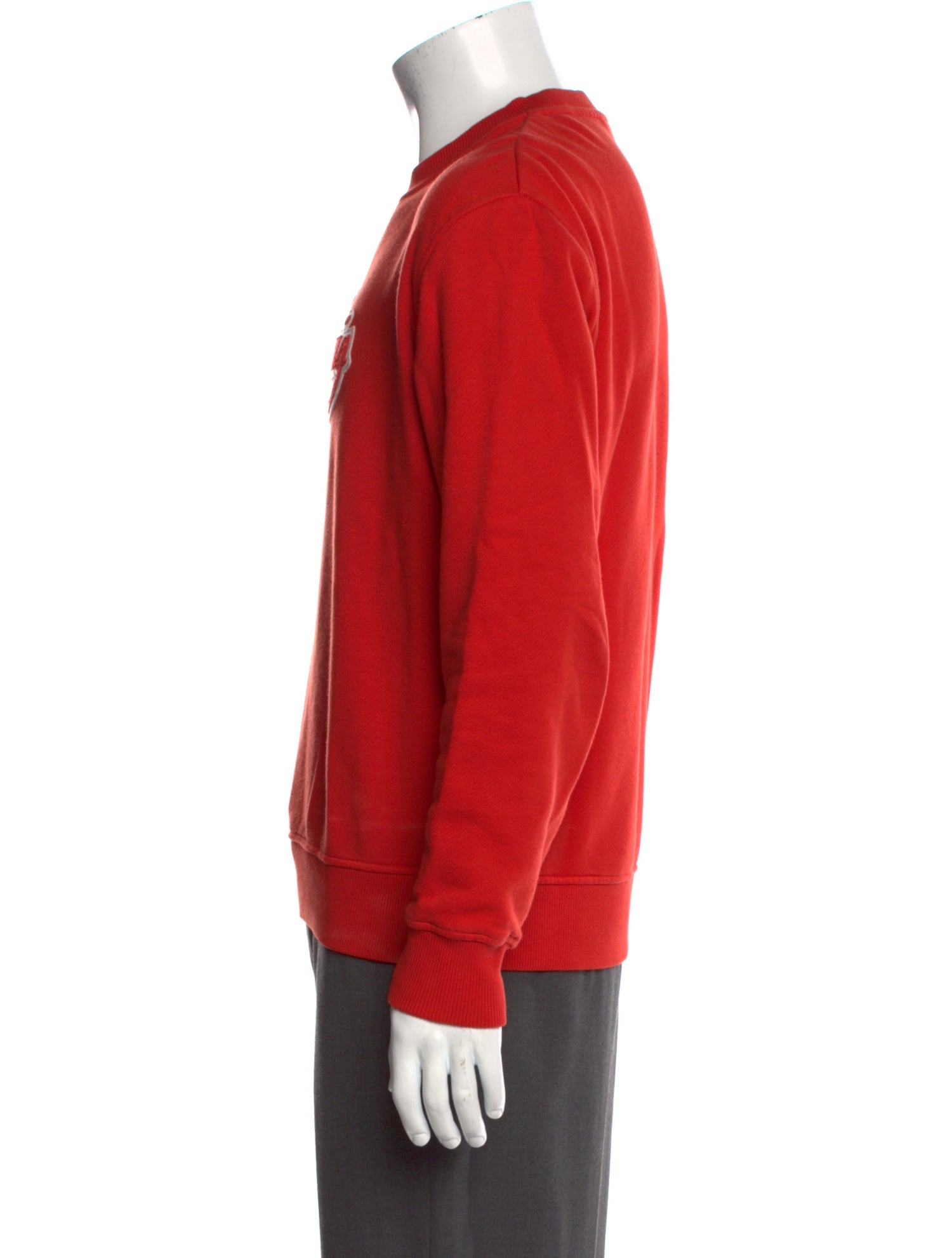 AMI Graphic Print Crew Neck Pullover