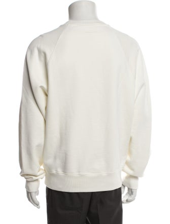 AMI Graphic Print Turtleneck Pullover