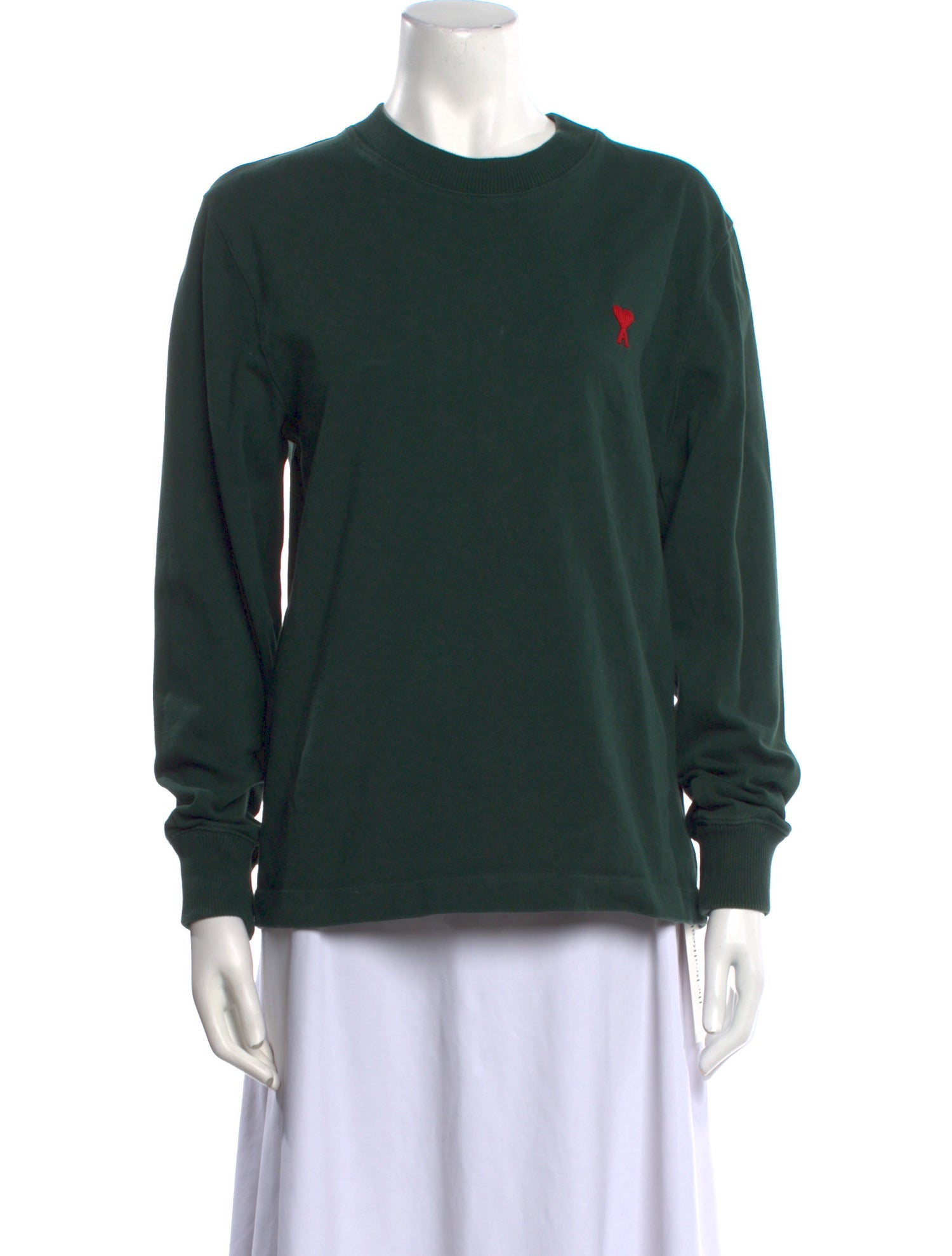 AMI Crew Neck Long Sleeve Sweatshirt