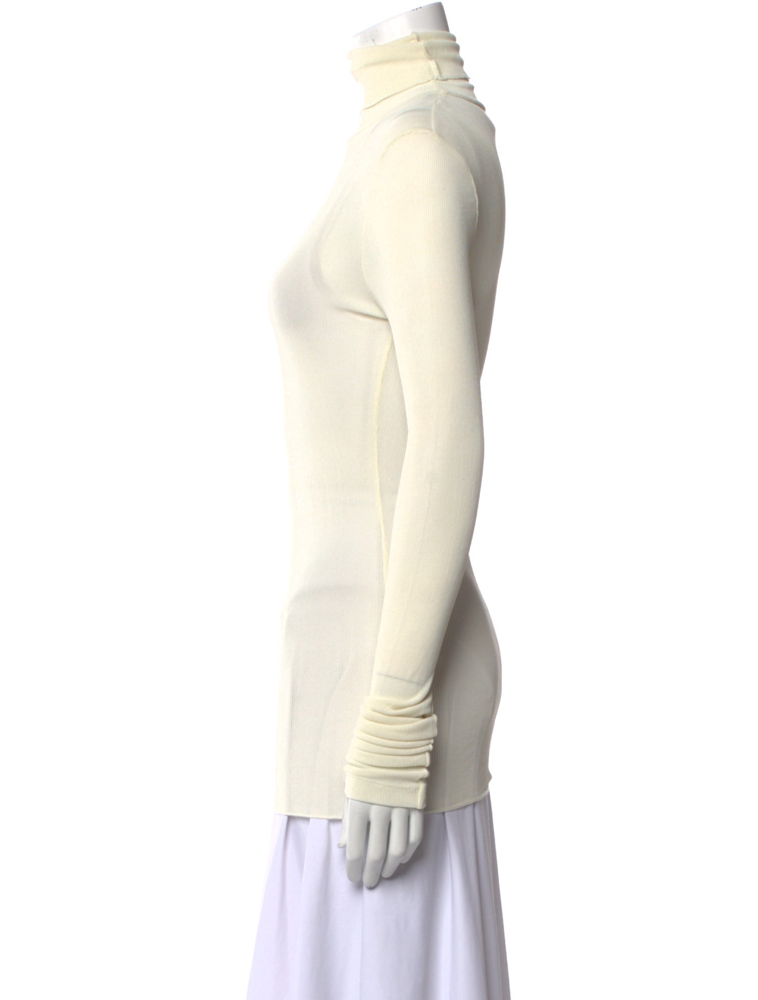 AMI Turtleneck Long Sleeve Top