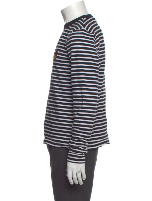 AMI Striped Crew Neck Pullover