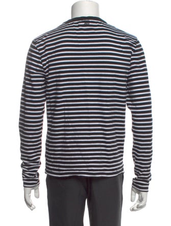 AMI Striped Crew Neck Pullover