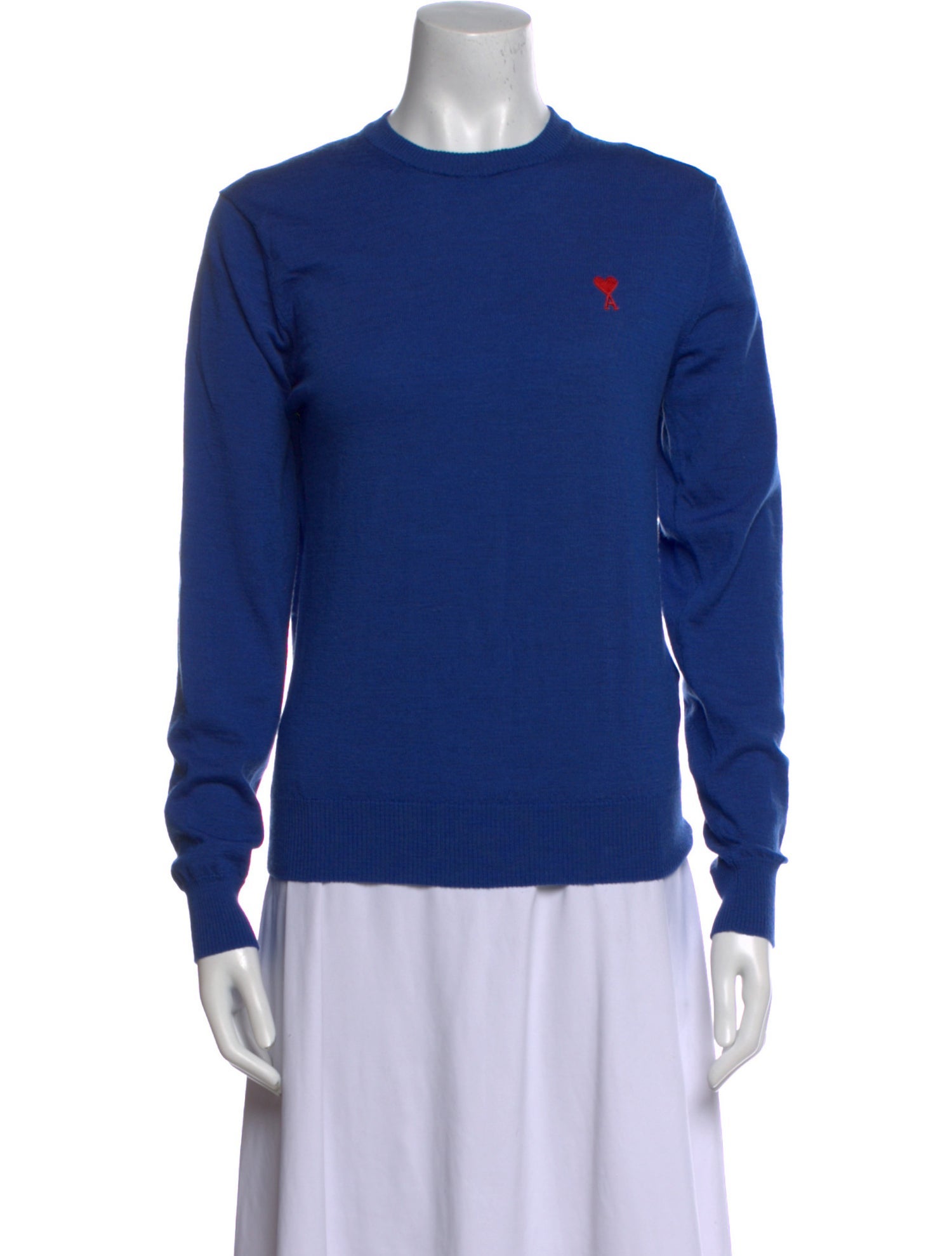 AMI Merino Wool Crew Neck Sweater