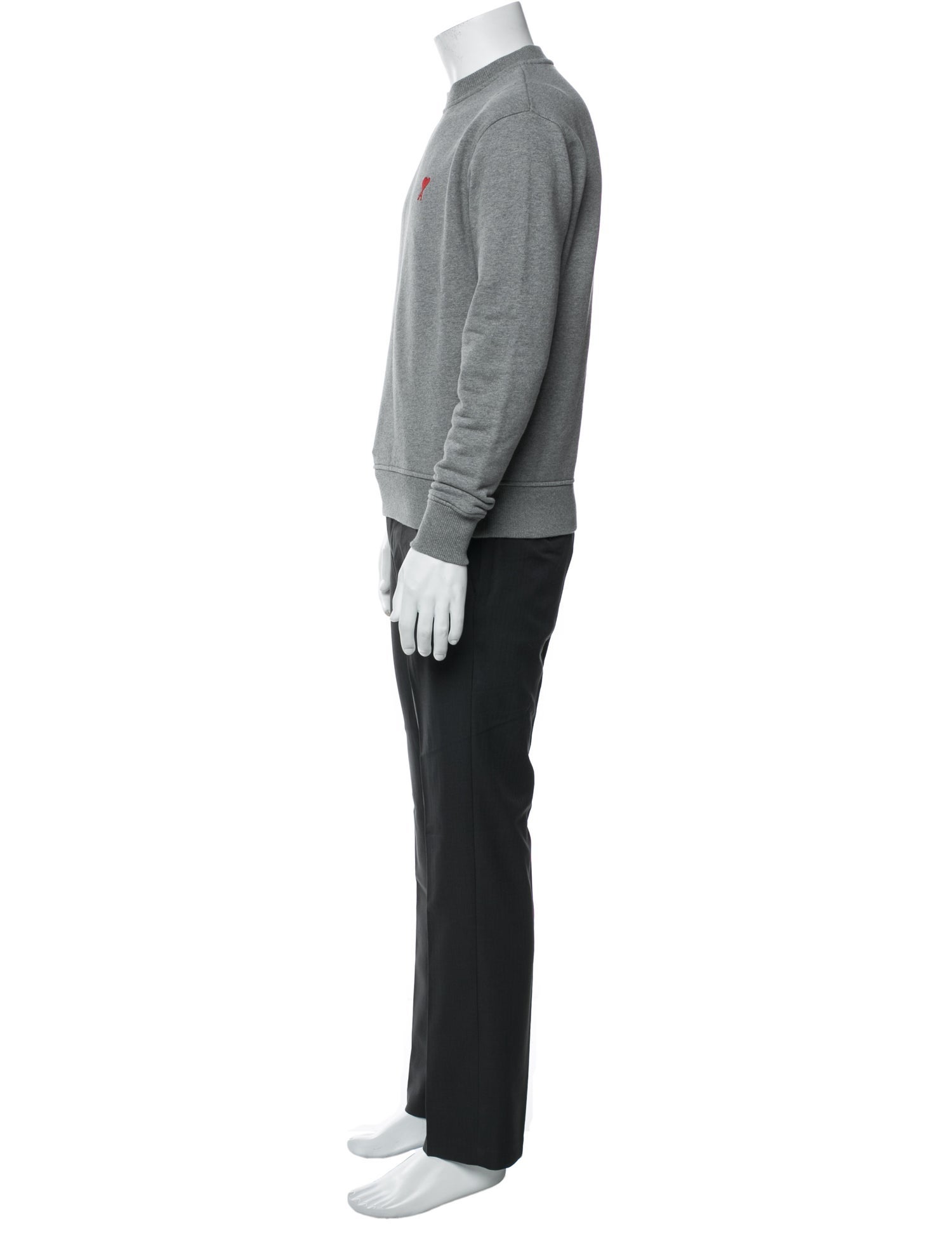 AMI Mock Neck Long Sleeve Pullover