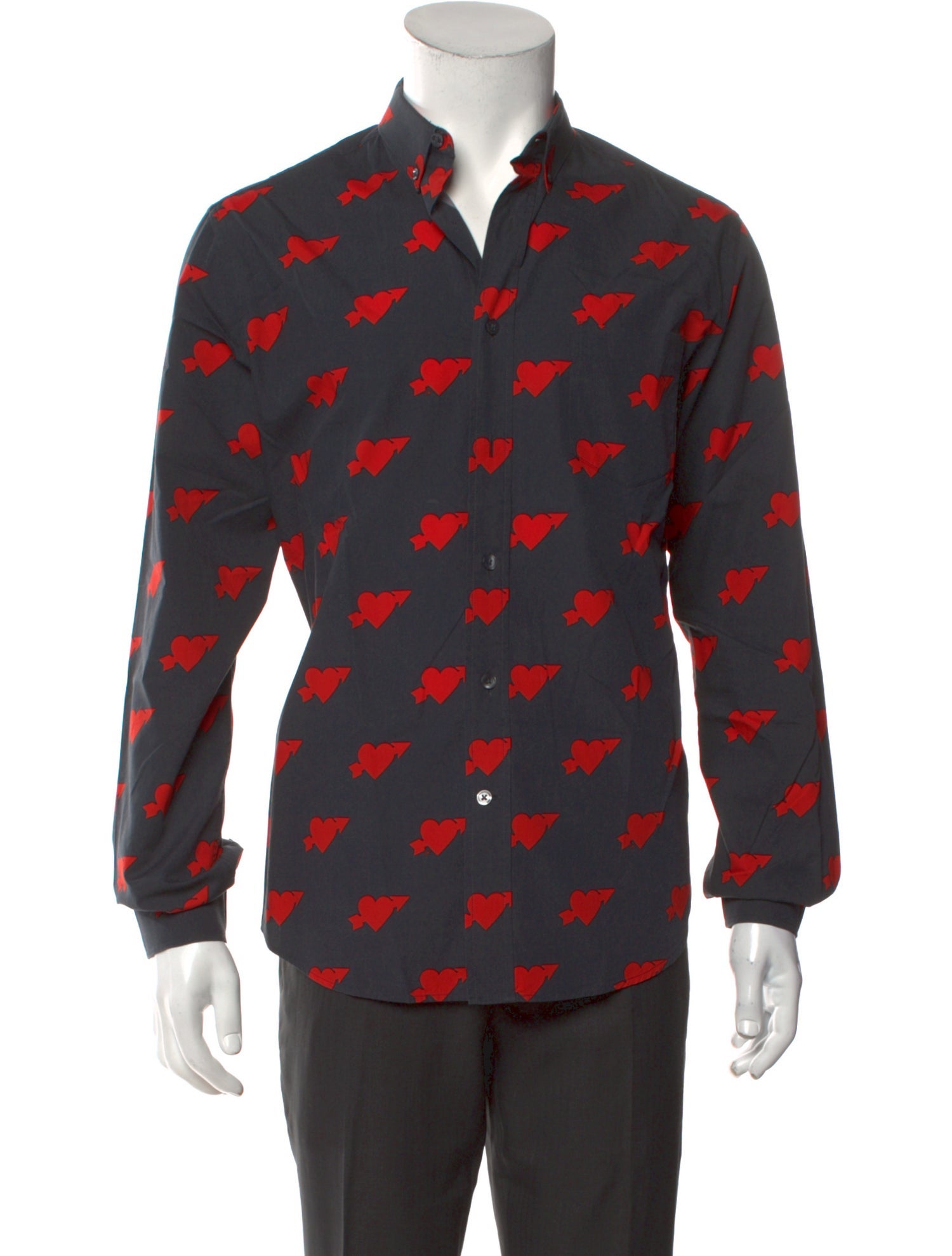 AMI Printed Long Sleeve Shirt