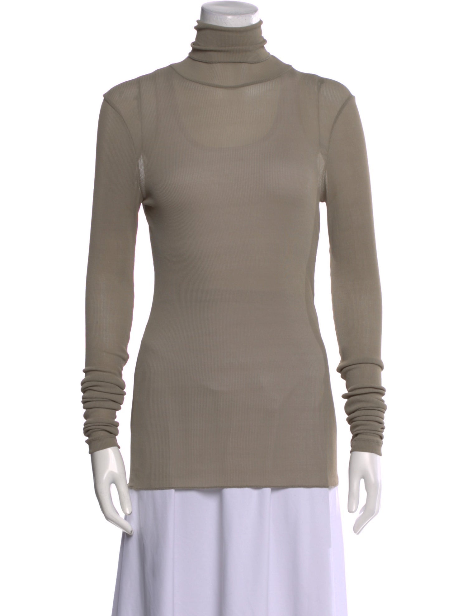 AMI Turtleneck Long Sleeve Top