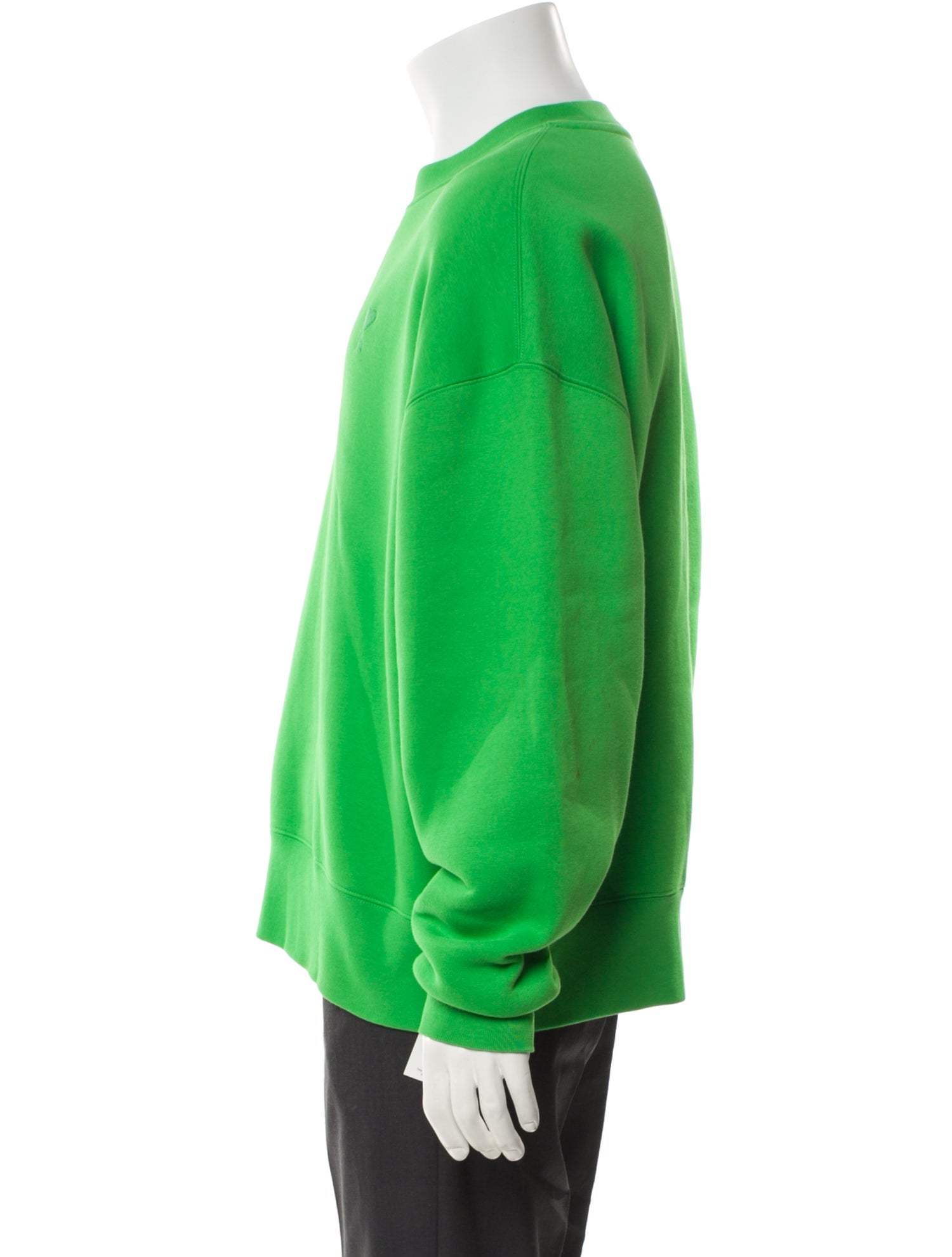 AMI Striped Crew Neck Pullover