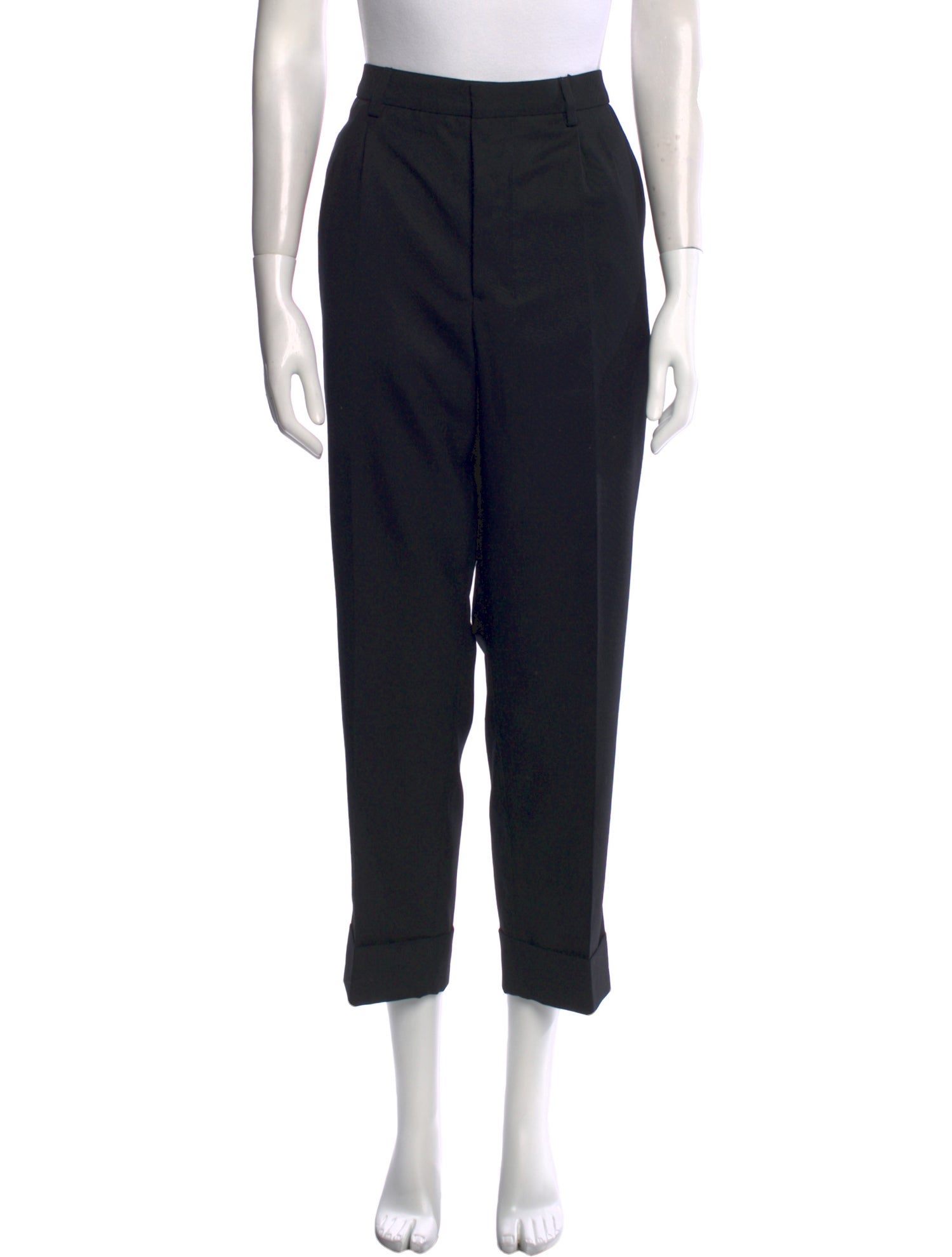 AMI Virgin Wool Straight Leg Pants