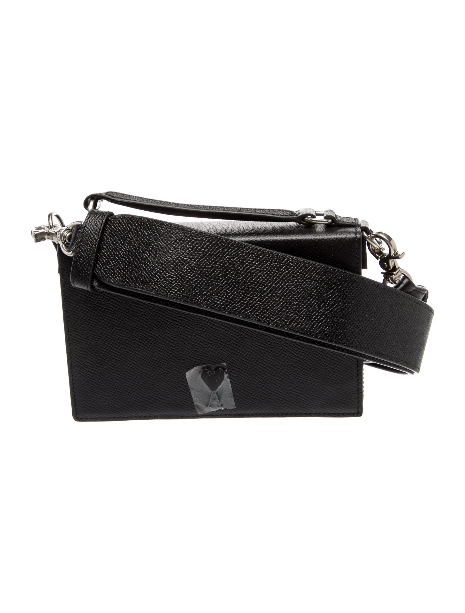 AMI Leather Crossbody Bag