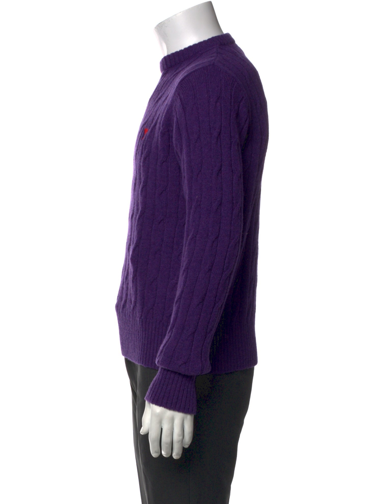 AMI Wool Crew Neck Pullover