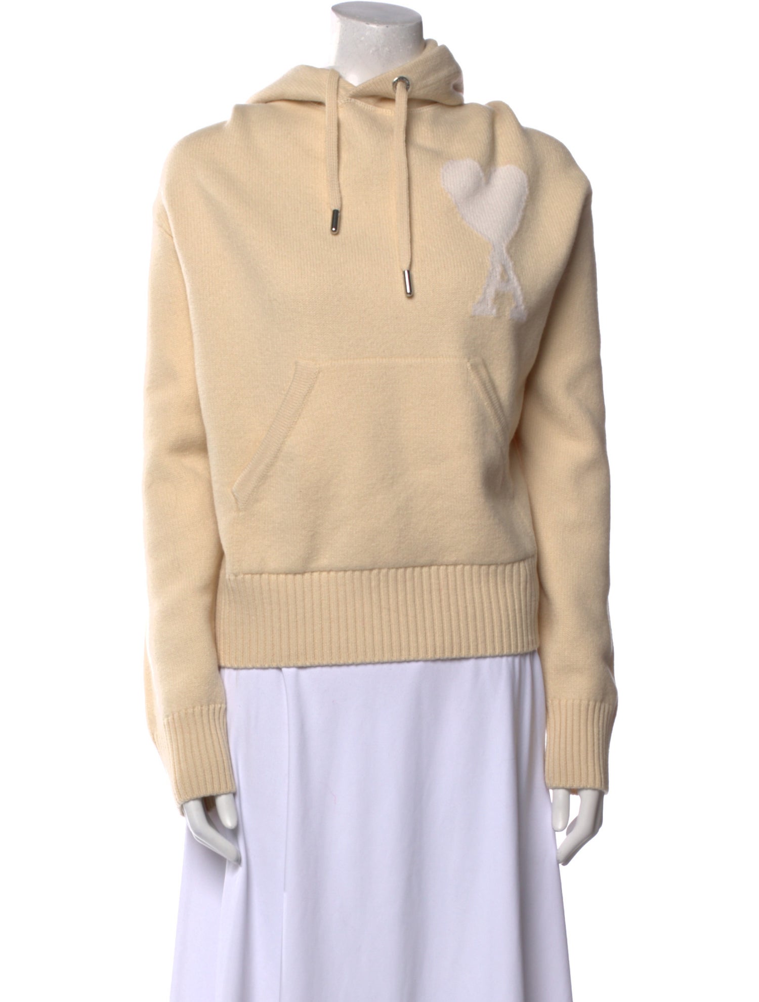 AMI Virgin Wool Mock Neck Sweatshirt