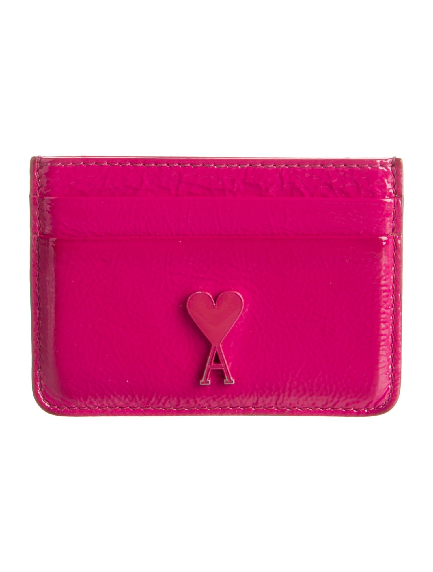 AMI Patent Leather Card Holder
