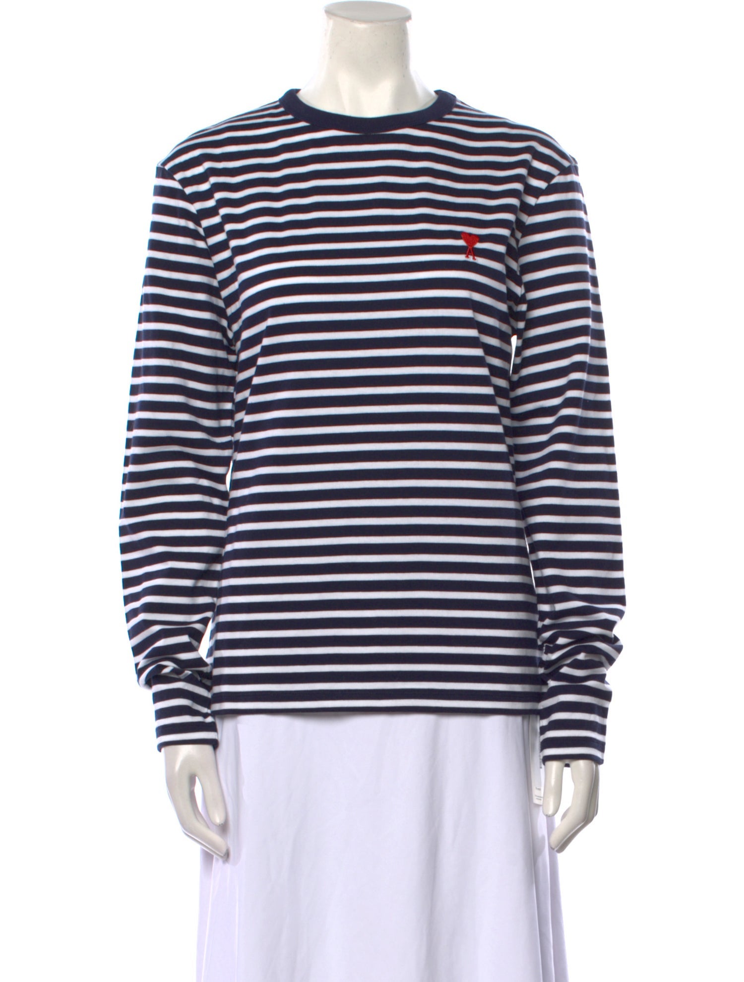 AMI Striped Crew Neck Sweatshirt w/ Tags