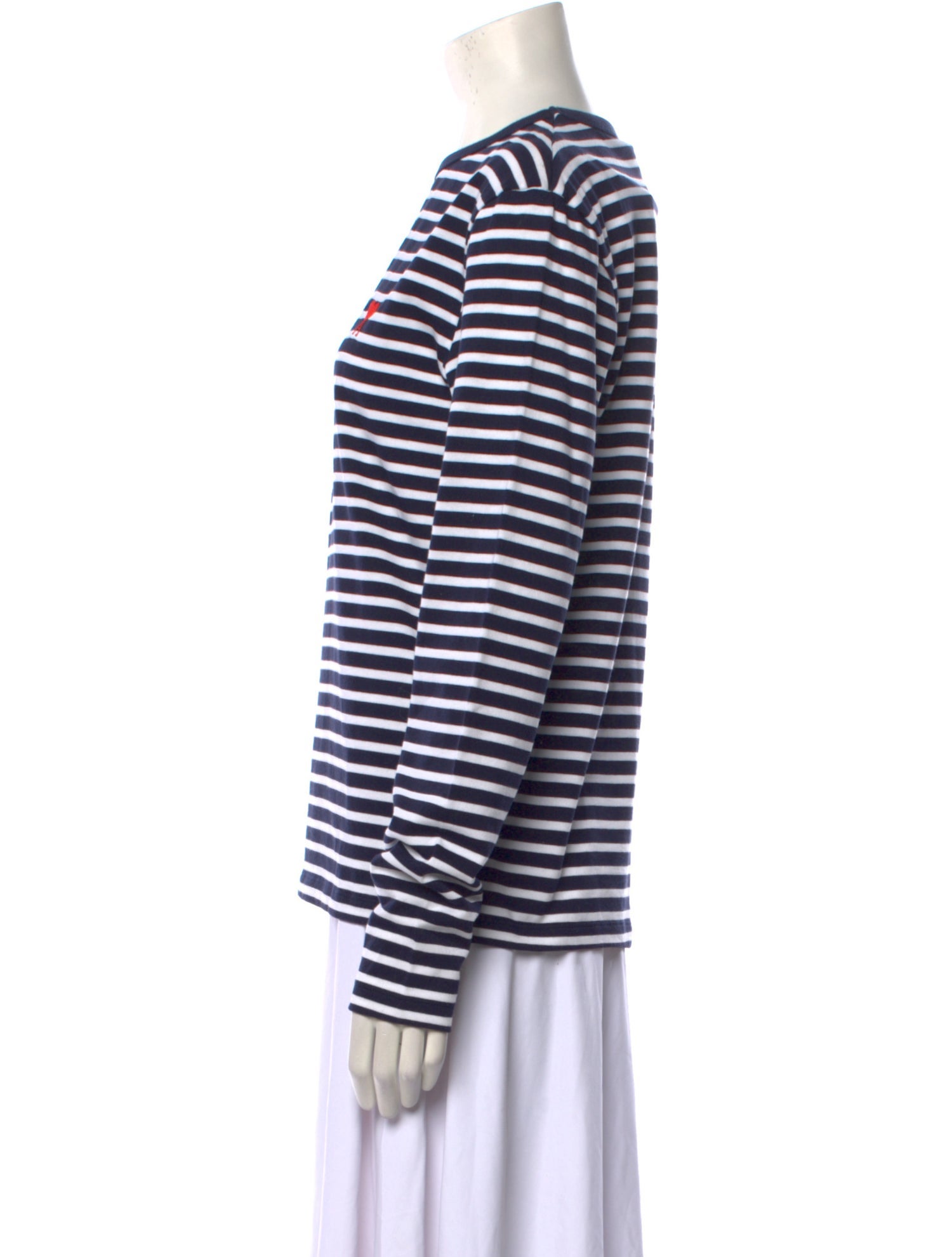 AMI Striped Crew Neck Sweatshirt w/ Tags