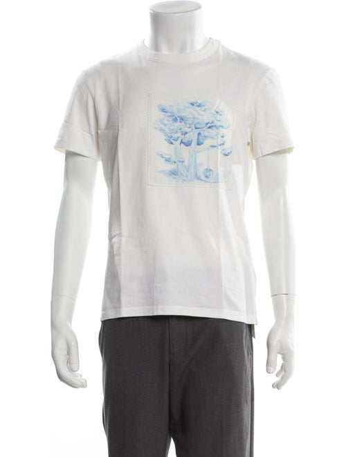 AMI Alexandre Mattiussi Graphic Print Crew Neck T-Shirt