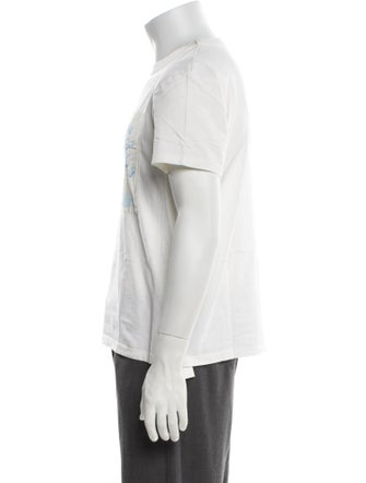 AMI Alexandre Mattiussi Graphic Print Crew Neck T-Shirt