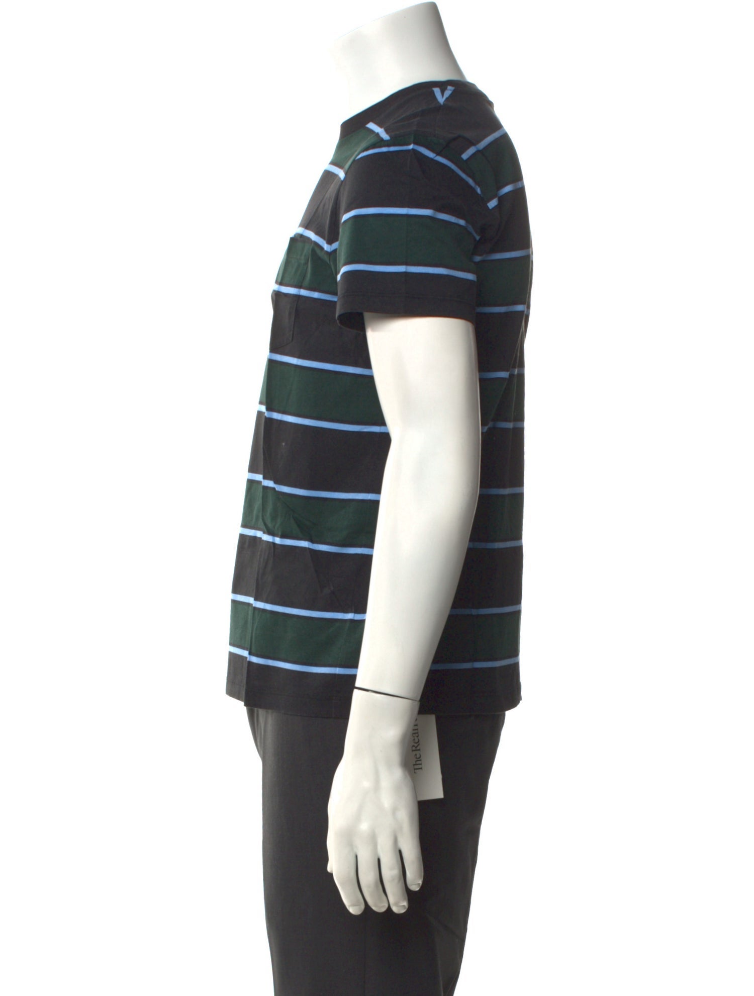 AMI Striped Crew Neck T-Shirt