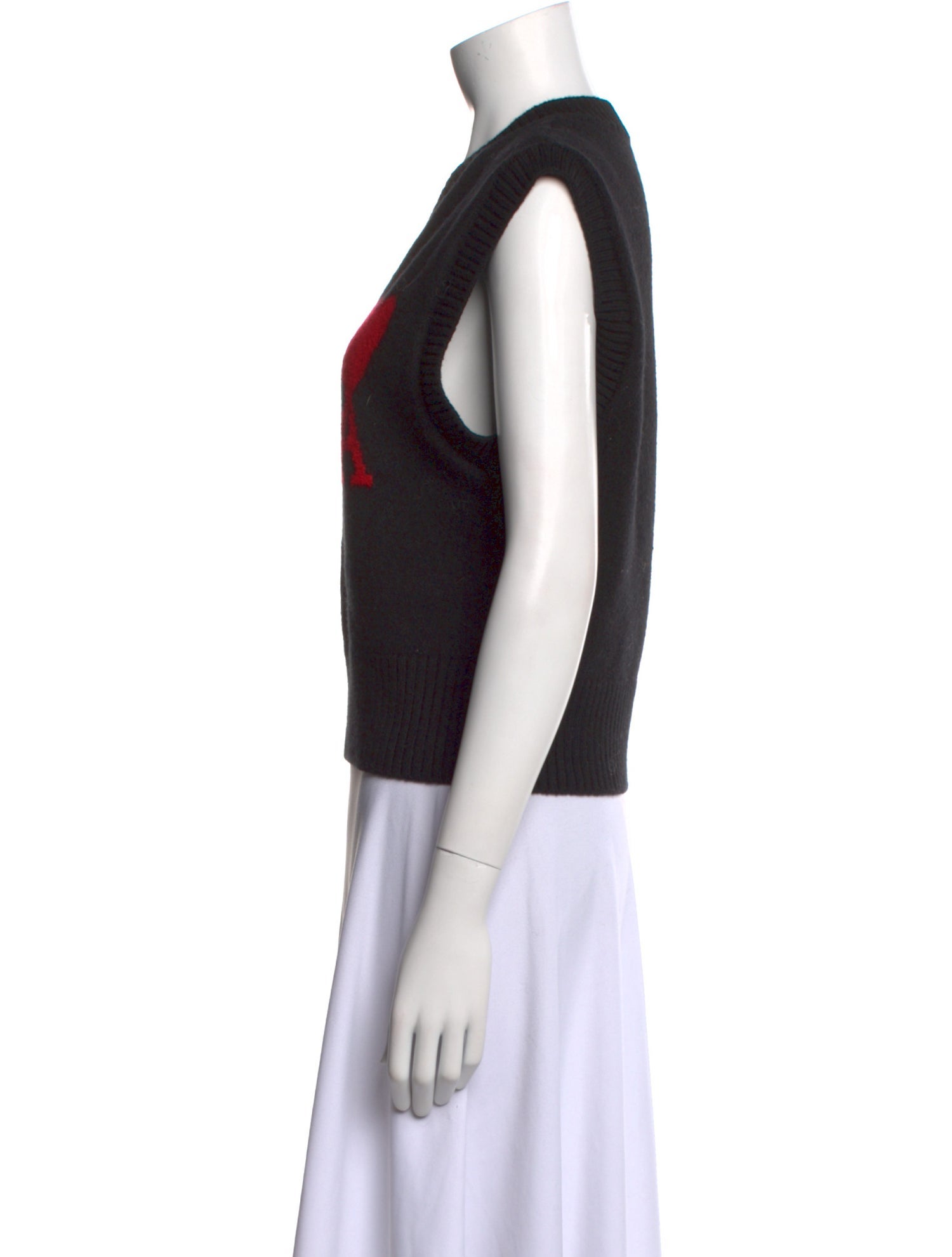 AMI Wool Printed Sweater