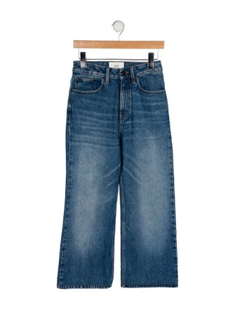 AMI Alexandre Mattiussi High-Rise Wide Leg Jeans