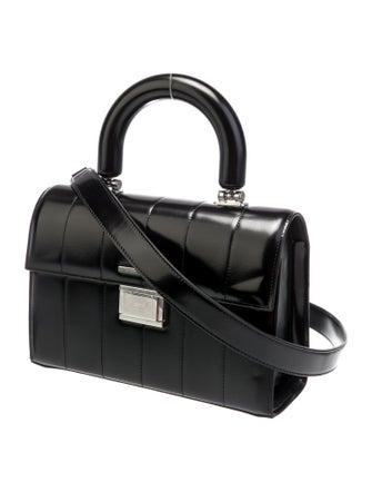 AMI Quilted Top Handle Bag