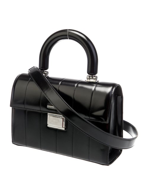 AMI Quilted Top Handle Bag