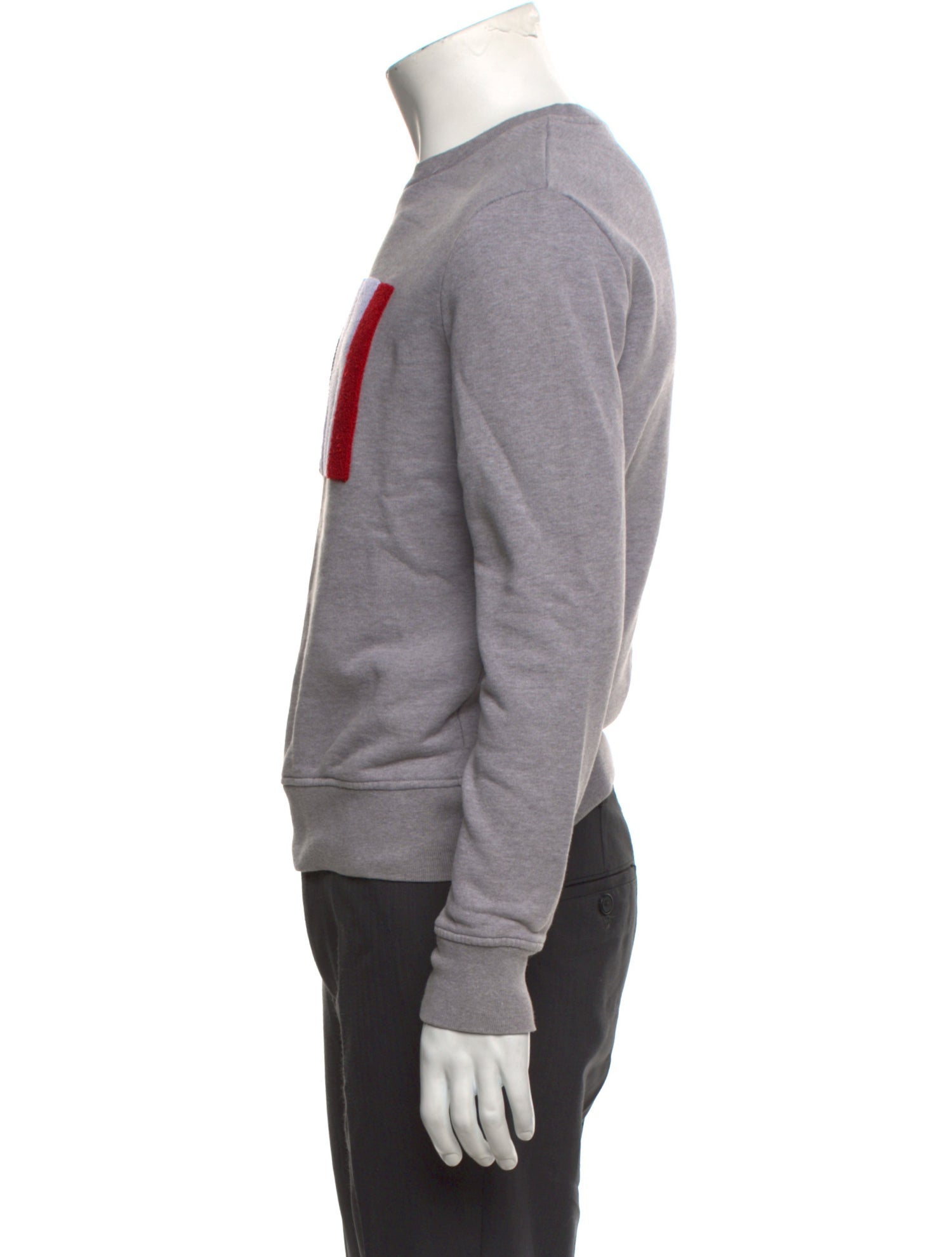 AMI Graphic Print Crew Neck Sweatshirt