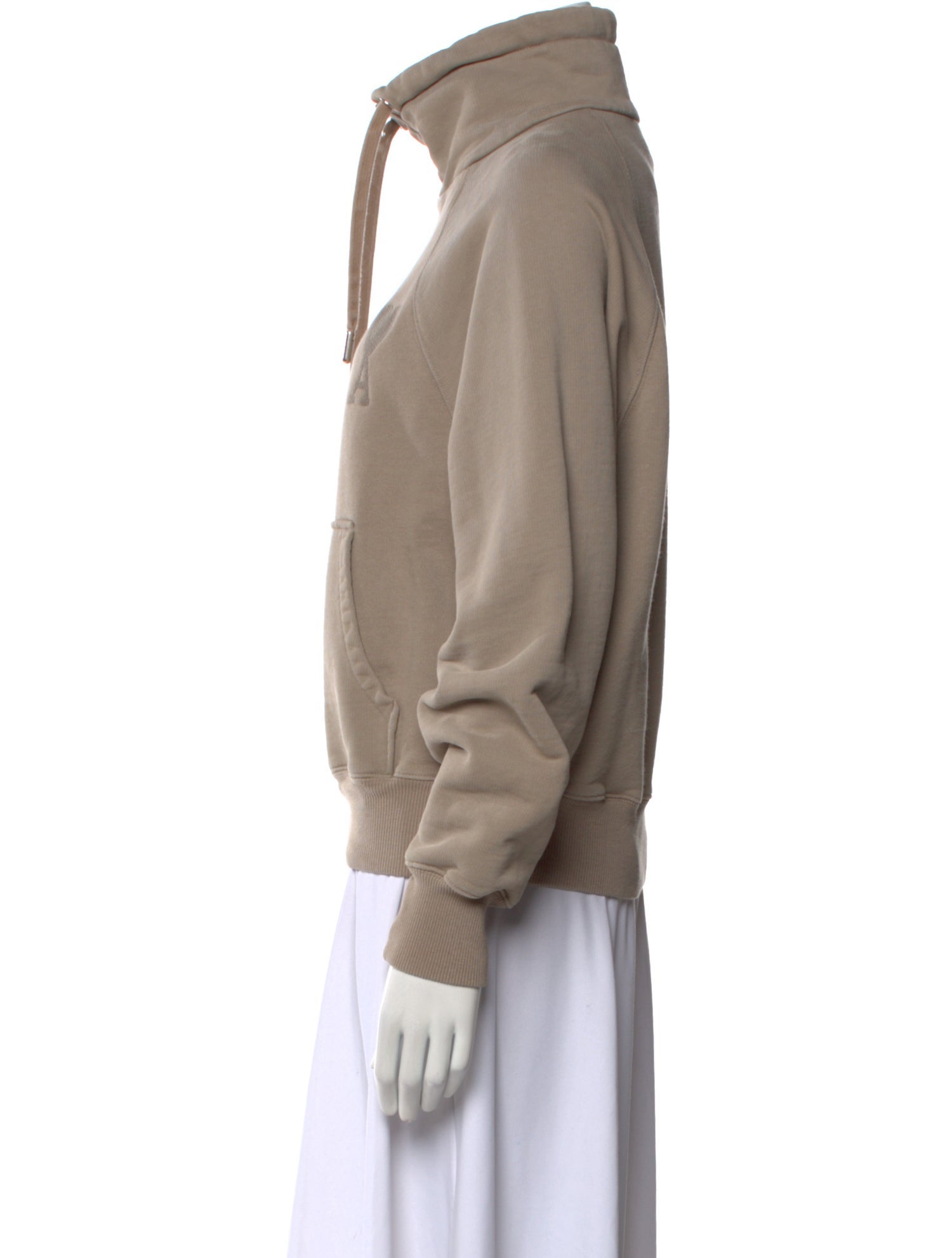 AMI Mock Neck Long Sleeve Sweatshirt