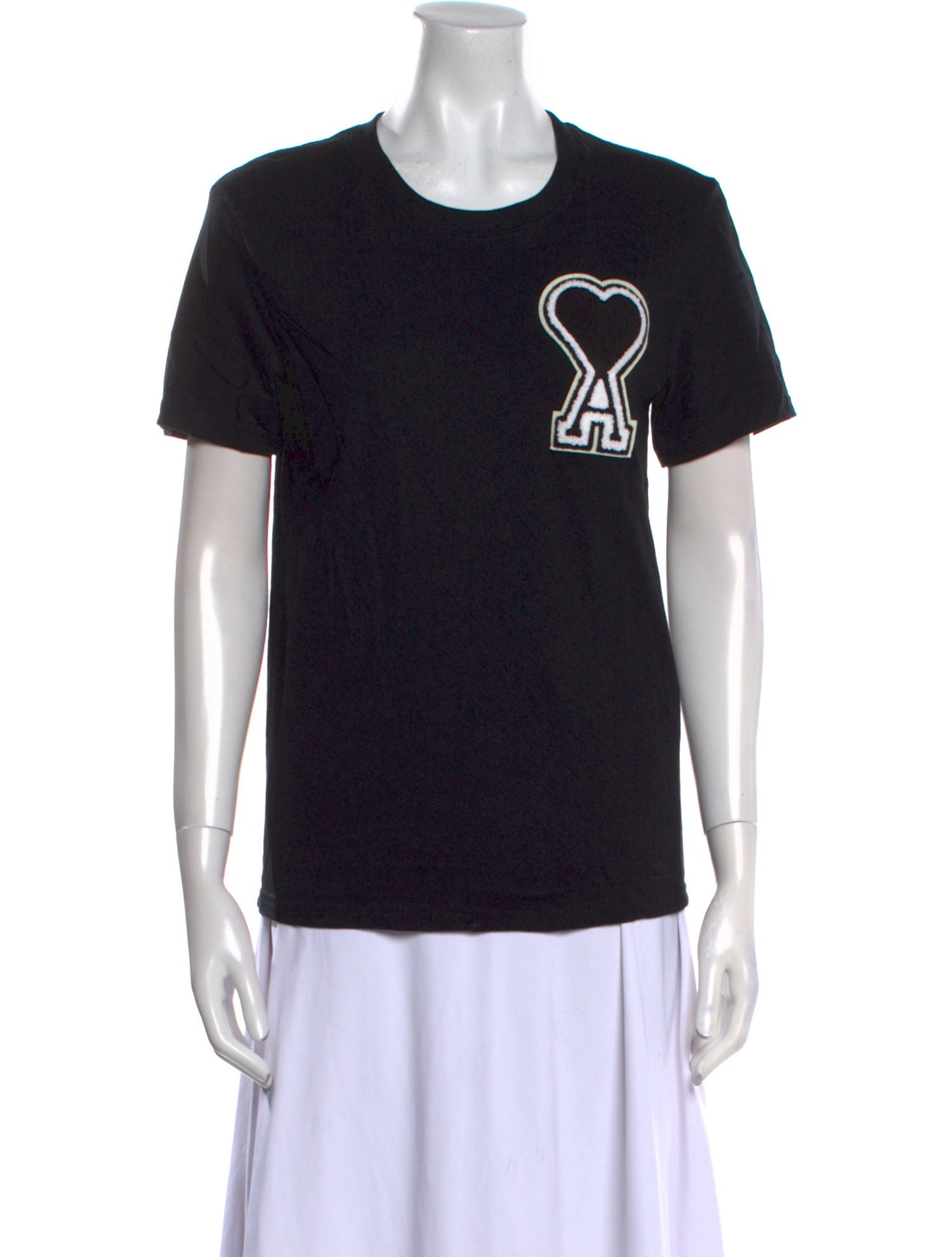 AMI Graphic Print Crew Neck T-Shirt