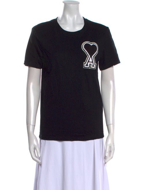 AMI Graphic Print Crew Neck T-Shirt